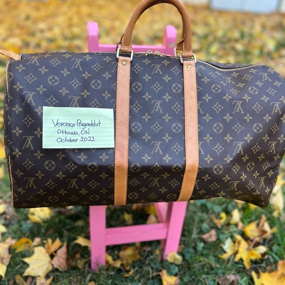 Authentic Louis Vuitton Keepall 55 Bag - Picture 1 of 16